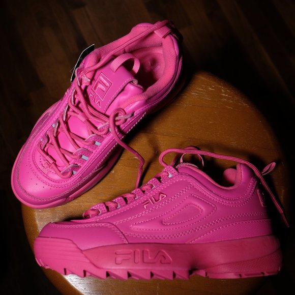 FILA Disrupter Hot Pink Sneakers NWT FILA Disrupter Hot Pink Sneakers NWT